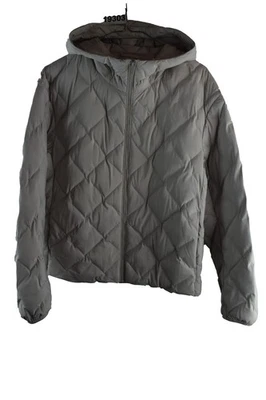 Chaqueta acolchada UNIQLO Puffertech beige de plumón talla M para mujer cremallera completa con capucha informal Foto 1 de 4