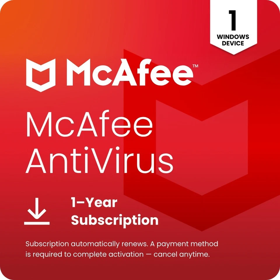 McAfee Antivirus 2026 | 1 PC | Direct from McAfee | Same Day Delivery - Image 1 of 4