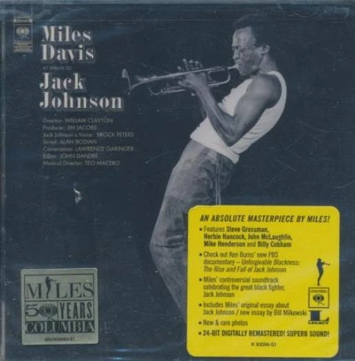 Miles Davis: A Tribute To Jack Johnson w/ Hype Sticker MUSIC AUDIO CD jazz NEW  Foto 1 de 1