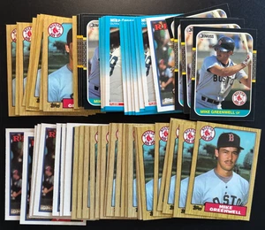 Mike Greenwell 61-Rookie/Early Card Lot Boston Red Sox - Picture 1 of 1