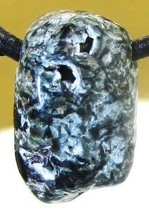 SERAPHINIT   Edelstein   Anhänger  TROMMELSTEIN   gebohrt    Nr.7 - Bild 1 von 2