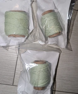 Stampin' Up! Thick Bakers Twine Pistachio Pudding 3 Spools Lot 45 Yards NEW - Picture 1 of 1
