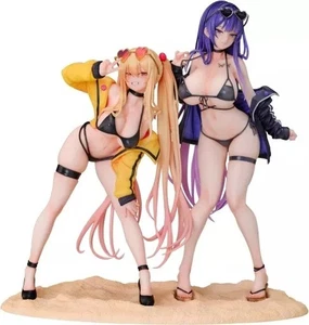 Yuna & Sayuri Illustration by Biya & K Pring Set of 2 with dedicated pedestals  - Picture 1 of 16