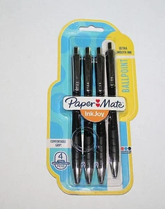 4 pack Paper Mate InkJoy Ballpoint 1.0 mm Medium Asst Color 1961311 Smooth - Bild 1 von 1