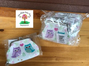 6 owl purses children's party favours bulk parties birthday kids - Picture 1 of 2