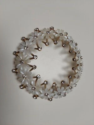 ACCESORIO PARA CABELLO NUPCIAL PARA MOÑO ENVOLTURA FLORAL Foto 1 de 3