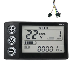 Controller Panel Dashboard 24V-60V S866 for Electric E-Bike Scooter(SM9540 - Bild 1 von 9