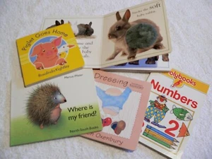 5 Board Children's Books , one is touch & Feel - Picture 1 of 1