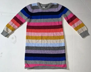 Preowned- Gap Kids Long Sleeve Striped Dress Girls (Size 5) - Picture 1 of 5