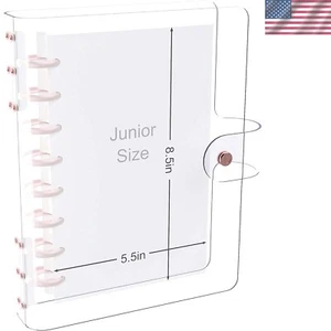 Clear PVC A5 Planner Binder - Quality Manually Assembled for Perfection - Picture 1 of 3