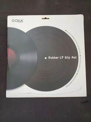 GOKA TECHNOLOGY Goka technologies Rubber LP Turntable Slip Mat. NEW!!!