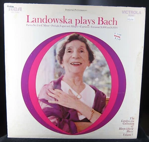 Wanda Landowska - Landowska Plays Bach - Harpsichord Pleyel - RCA Victrola  1971 - Picture 1 of 4