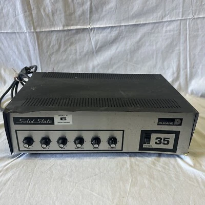 DUKANE POWER 35 SOLID STATE AMPLIFIER - Model 1A133- WORKS GREAT - Image 1 of 4