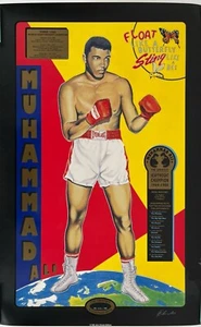 1995 Muhammed Ali "Float Like a Butterfly Sting Like a Bee" 23" x 36" Poster - Picture 1 of 1