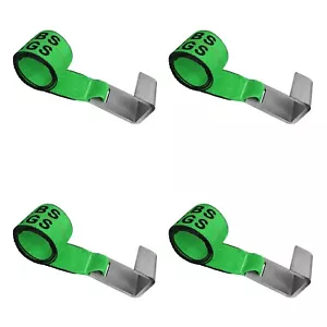 USA 4 Pack 4" x 5' Roll Off Container Winch Strap w/ Flat Hook 5400 LBS GREEN - Bild 1 von 7
