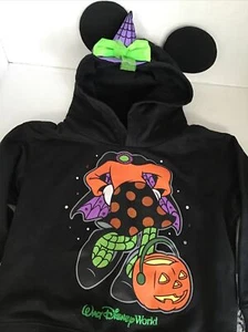 Disney World Halloween MINNIE Hoodie Sweatshirt Size XXS 3t 4t Kids NWT SO CUTE - Picture 1 of 7