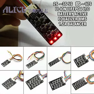 Li-ion LiFePO 4 equalizzatore attivo batteria BMS 1.2A bilanciamento 3S 4S 6S 7S 13S 14S B2A - Foto 1 di 37