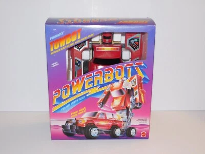 MATTEL POWERBOTS TOWBOT TRANSFORMING SUV ROBOT RARE VINTAGE 1985 - Image 1 of 4