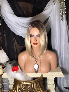 LINDO, ESTILO BOB, RUBIO ENRAIZADO, AMIGABLE CON EL CALOR, PELUCA! - Imagen 1 de 7