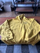 Fall Out Boy Stadium Rock And Roll 2021 Tour Hoodie Yellow Size Large Pullover