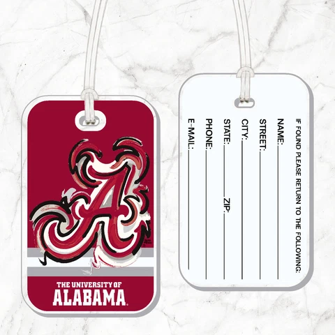 Alabama Crimson Tide Color Shock Bag Tag Cover