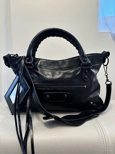 BALENCIAGA Classic The First 2 Way Black Handbag in Like New Condition - Picture 1 of 14