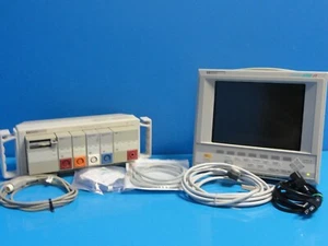 HP V24CT Critical Care Patient Monitoring System W/ NBP EKG & SpO2 Leads ~14572 - Picture 1 of 12