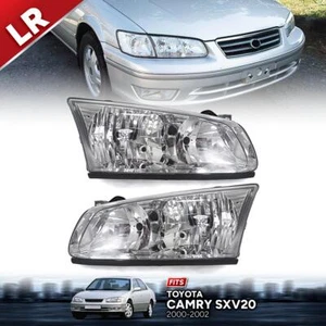 Pair Lr Head Lamp Front Light No Bulb For Toyota Camry Sxv20 Facelift 2000-2002 - Picture 1 of 7