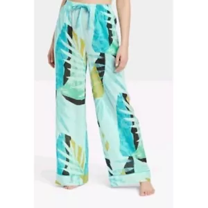 Stars Above Blue Leaf Womens Pajama Pants - Picture 1 of 8