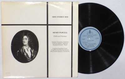 Henry Purcell "Dido and Aeneas" Vinyl Stereo LP, MHS 33rpm, NM/EX - Image 1 of 4