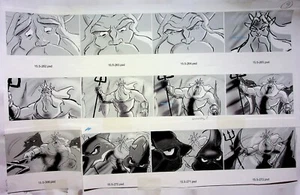The Little Mermaid Ariel's Beginning Production Film Storyboard Thumbnail Page - Picture 1 of 2