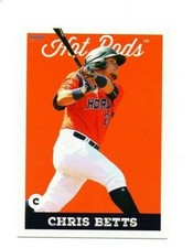 Chris Betts 2019 Bowling Green Hot Rods team set card Long Beach CA