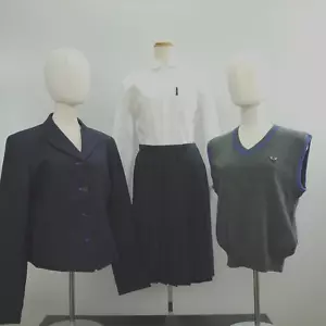 School Uniform Skirt Knit Vests Shirt Top blazer JUNKO KOSHINO @aw0002E41ss - Picture 1 of 22