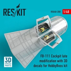 1/48 ResKit RSU48-0200 FB-111 Cockpit late modification with 3D decals for Hobby - Picture 1 of 1