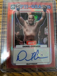 2023 Panini UFC DonRuss Optic Prizm Auto Daniel Cormier No. OG-DCM /199 - Picture 1 of 2
