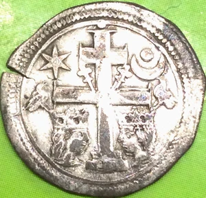 Hungary denar Slavonia Bela IV (1235-1270) silver - Picture 1 of 8