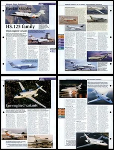 Hawker Siddeley HS.125 - Civil Aircraft #498 World Aircraft Information 2 Pages - Picture 1 of 1