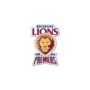 333793 BRISBANE LIONS 2024 AFL PREMIERS TEAM LOGO LAPEL PIN BADGE - Picture 1 of 1