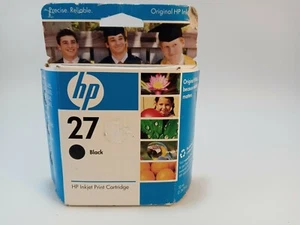 HP 27 Inkjet Print Cartridge Black Factory Sealed Box Dated 2009. (B) - Picture 1 of 3