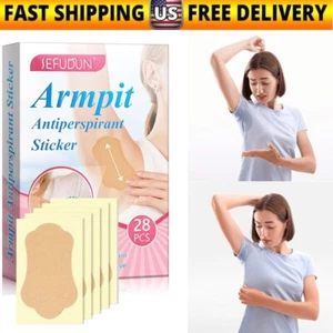28pcs Disposable Underarm Sweat Proof Pads for Women and Men, Adhesive Invisible - Picture 1 of 10