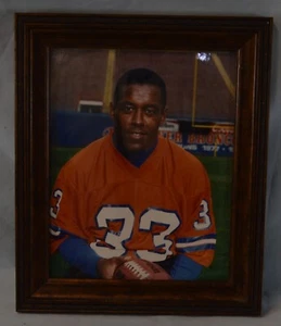 Great Tony Dorsett Framed Picture Broncos Star Running Back with Bonus! - Picture 1 of 6