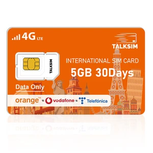5GB 30-Day International SIM Card | 5G/4G LTE Access in USA and 49 Countries - Picture 1 of 5