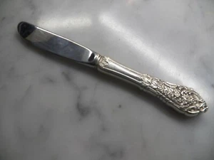 REED & BARTON FLORENTINE LACE STERLING SILVER HANDLE BUTTER SPREADER 6 3/4"  - Picture 1 of 3