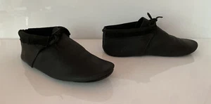 BlackJacketTackleCo Moccasin Women's 9 Dakota Leather Ties Shadow Black MSRP$109 - Picture 1 of 12
