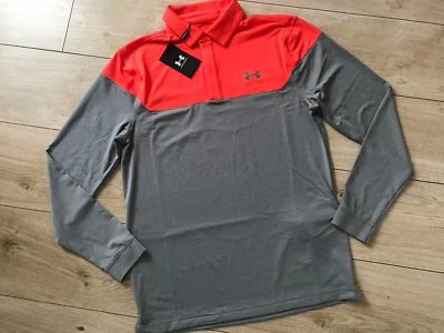 ***ON SALE*** Mens L/S UNDER ARMOUR PLAYOFF GOLF POLO (S) - Image 1 of 4