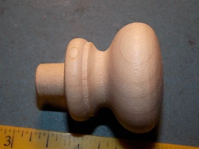 Lote de 12 MAPLE 1 1/2" Seta 1.5" Perilla Cajón Tirador Gabinete Perillas Manija Foto 1 de 4