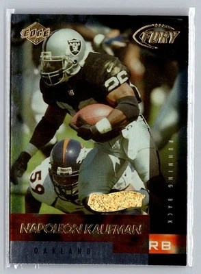1999 Collector's Edge Fury #77 Napoleon Kaufman Gold Ingot - Image 1 of 2