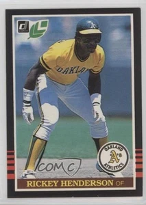 1985 Leaf Rickey Henderson #208 HOF - Picture 1 of 4