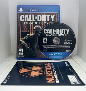 Call of Duty Black Ops III 3 PS4 Playstation 4 CIB Complete w/ Manual Near Mint - Picture 1 of 4