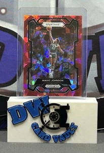 Selecciones de draft Panini Prizm 2024-25 Red Wave Prizm #23 Magic Johnson - Imagen 1 de 2